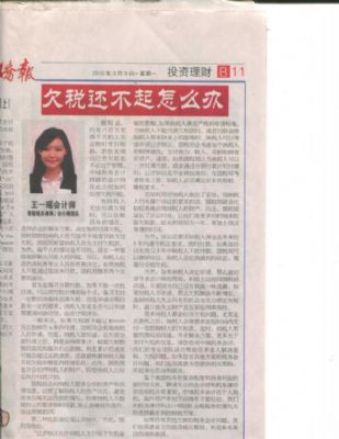 欠税付不起怎么办 纽约会计师/税务 欠税付不起怎么办 纽约会计师/税务